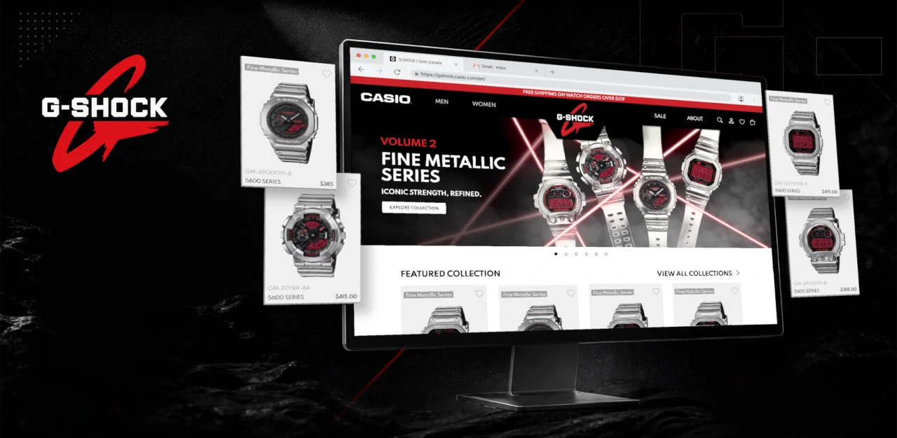 Project thumbnail for G-Shock E-Commerce Landing Site