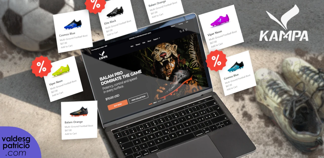 Project thumbnail for Sports E-commerce Redesign
